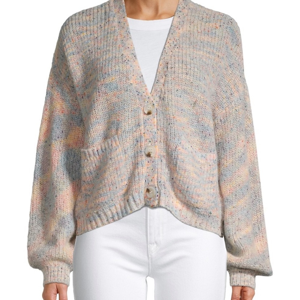 Bb dakota golden house confetti rainbow cardigan